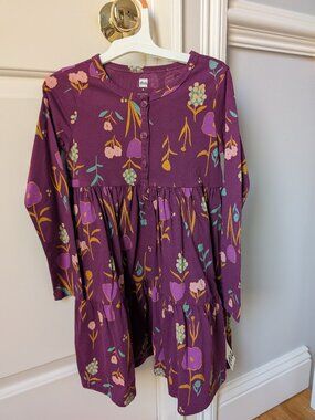 Tea Collection Girls Long Sleeve Dress (Size 6)